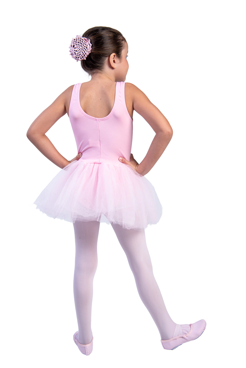 Collant Helanca com Tutu de Tule