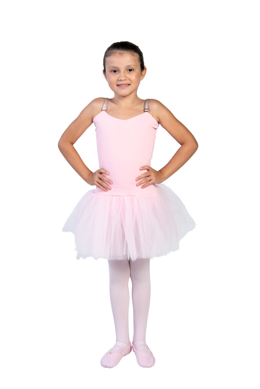 Collant Decote Coração com Saia de Tule