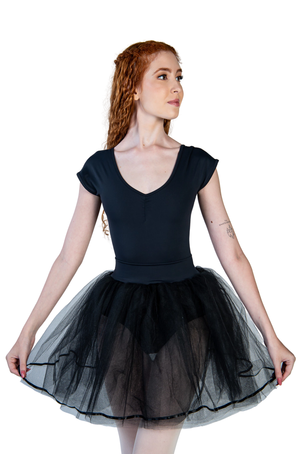 Saia de Tule com FItas de Cetim - Adulto