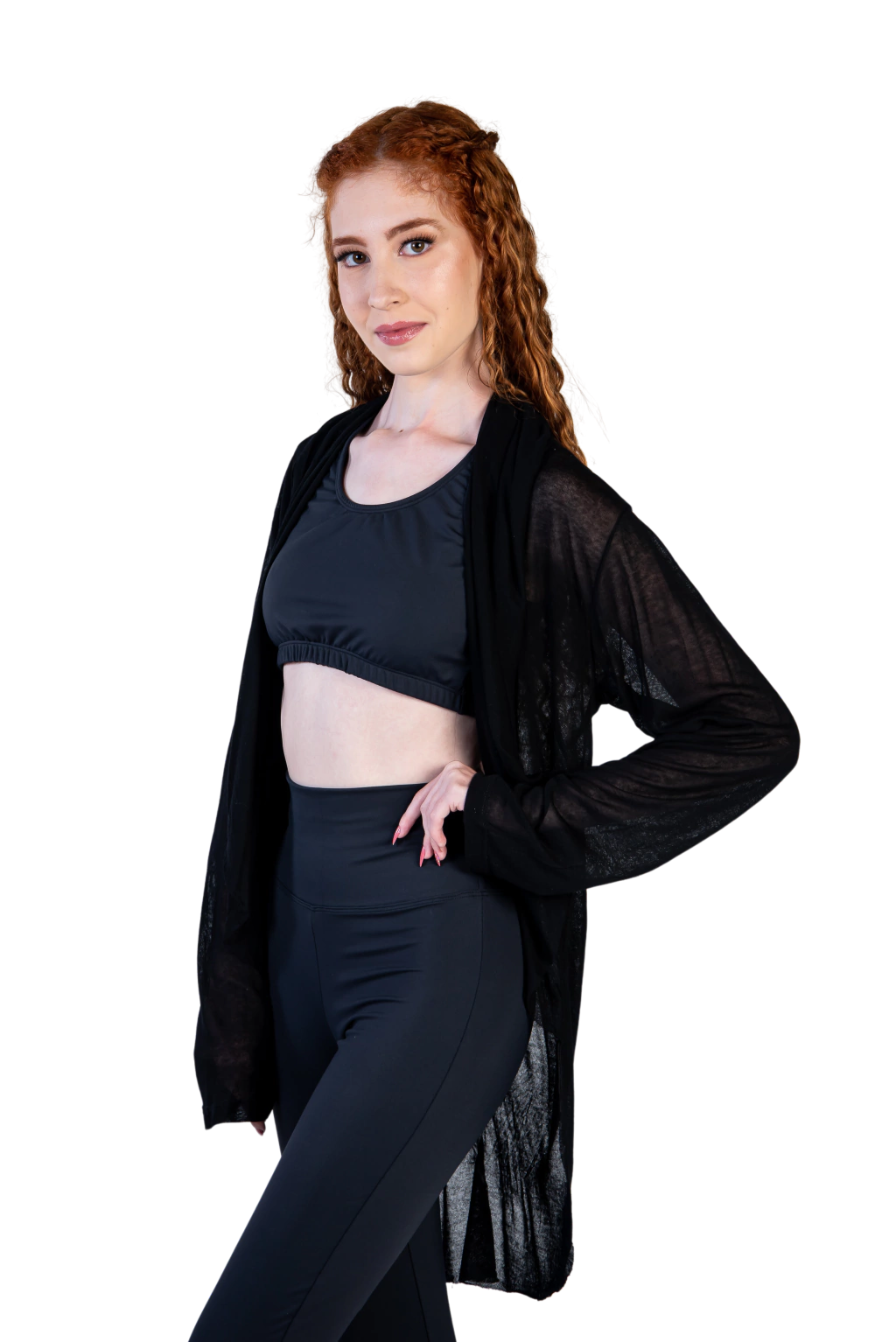 Blusa De Tricozinho Manga Longa