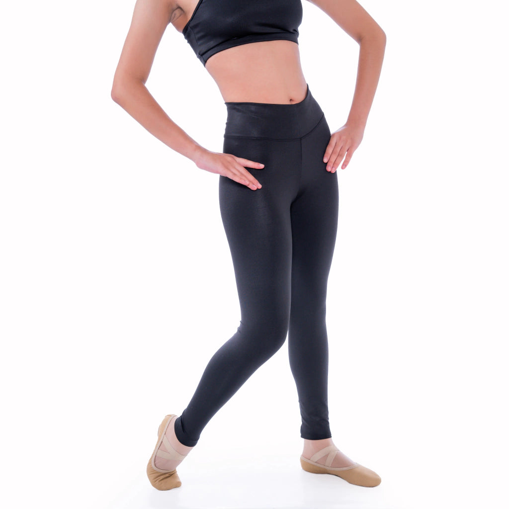 Calça Legging Cós Alto Acinturada Em Suplex - Infantil